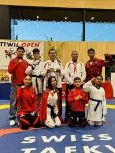 Les Black Tigers brillent au Wattwil Suisse Open 2025 avec un total de 7 médailles (5 Or, 1 Argent et 1 Bronze)