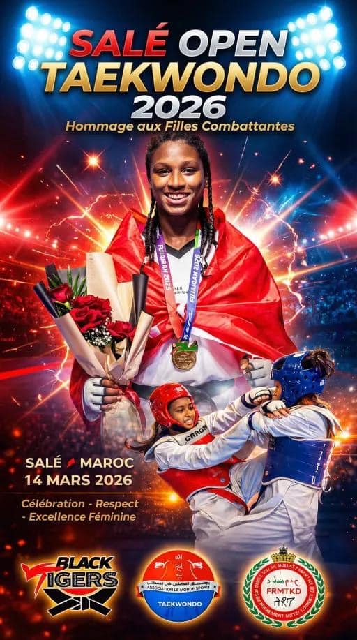 SALÉ OPEN TAEKWONDO 2026 – International Tournament Gathering Over 200 Athletes