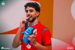 Nouvel exploit continental : L'athlète Haitham Zharouni remporte la médaille d'argent aux Jeux méditerranéens